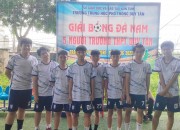 Tổ chức giải bóng đá nam 5 người trường THPT Duy Tân